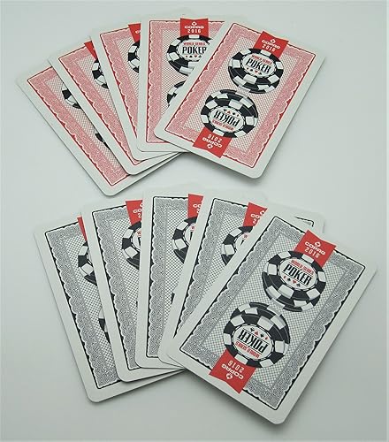 Miniatura 3 de Copag Juego de 2 mazos auténticos repartidos en WSOP usados de plástico naipes Bridge Standard Index