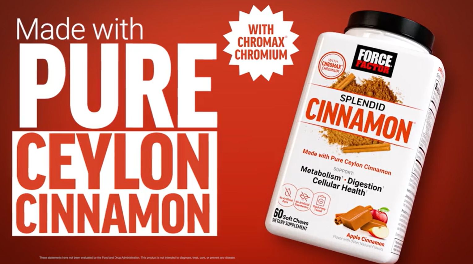 Amazon.com: Force Factor Splendid Cinnamon, Ceylon Cinnamon with