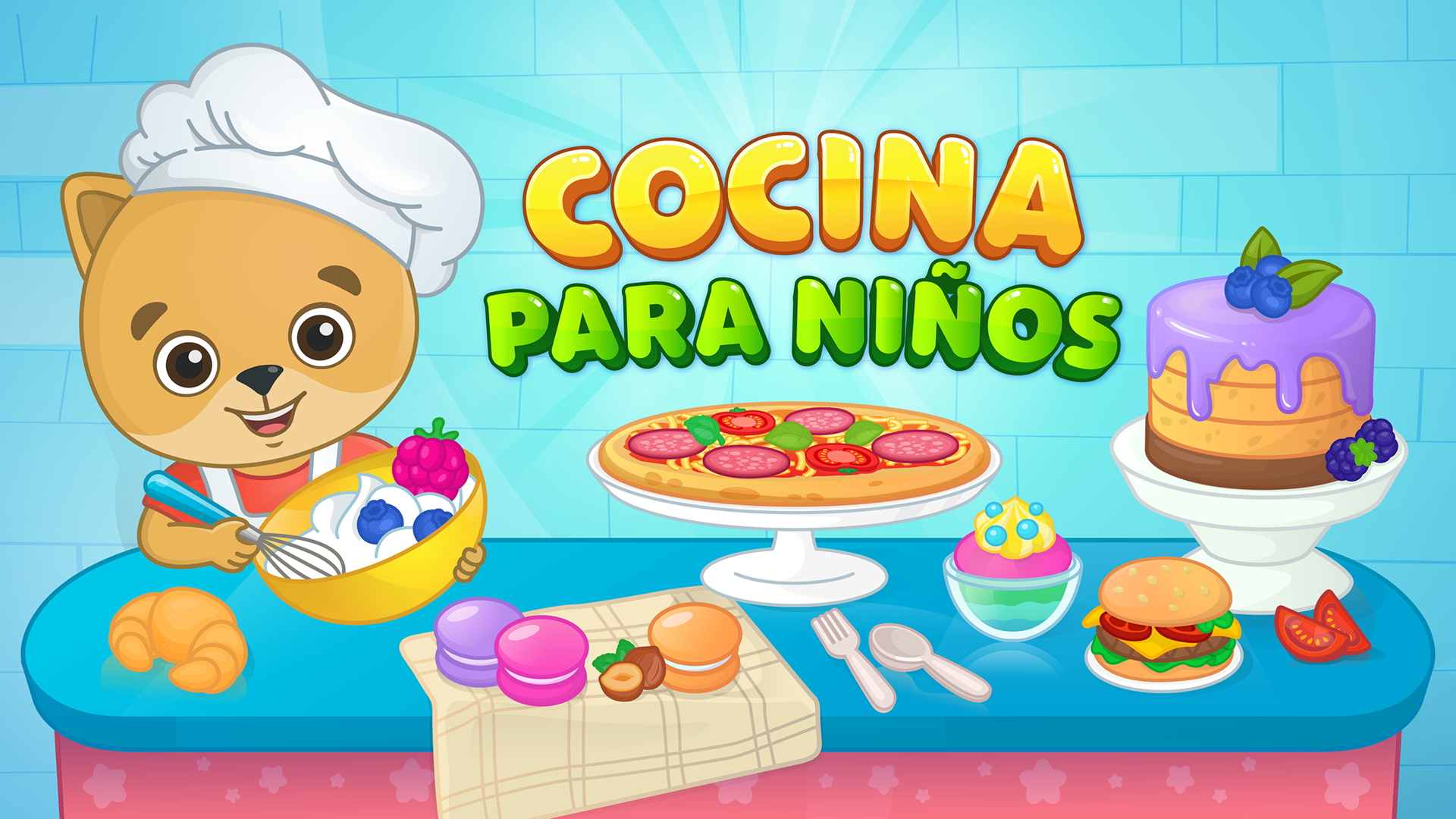 Aplicación Juegos de cocina para niños 2-5 años - Hacer pizza juego de ...