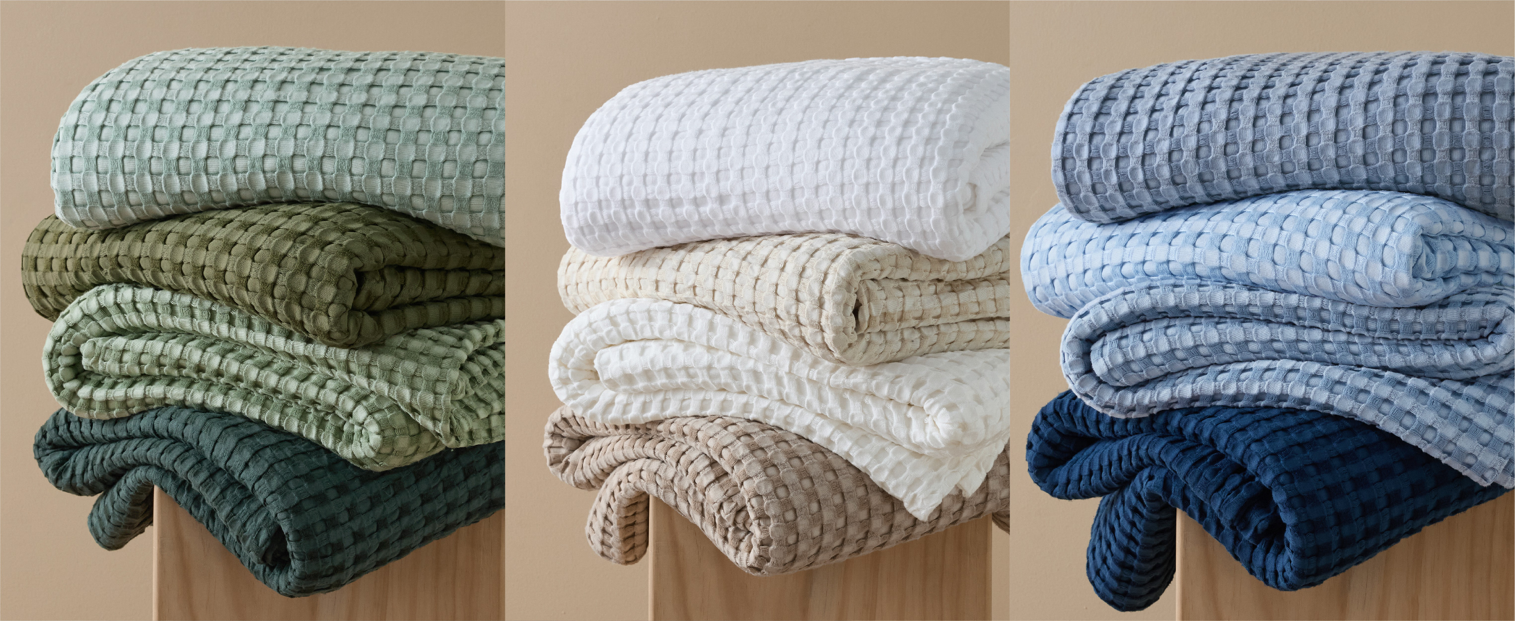 Amazon.com: Bedsure Cooling Cotton Waffle Twin XL Blanket