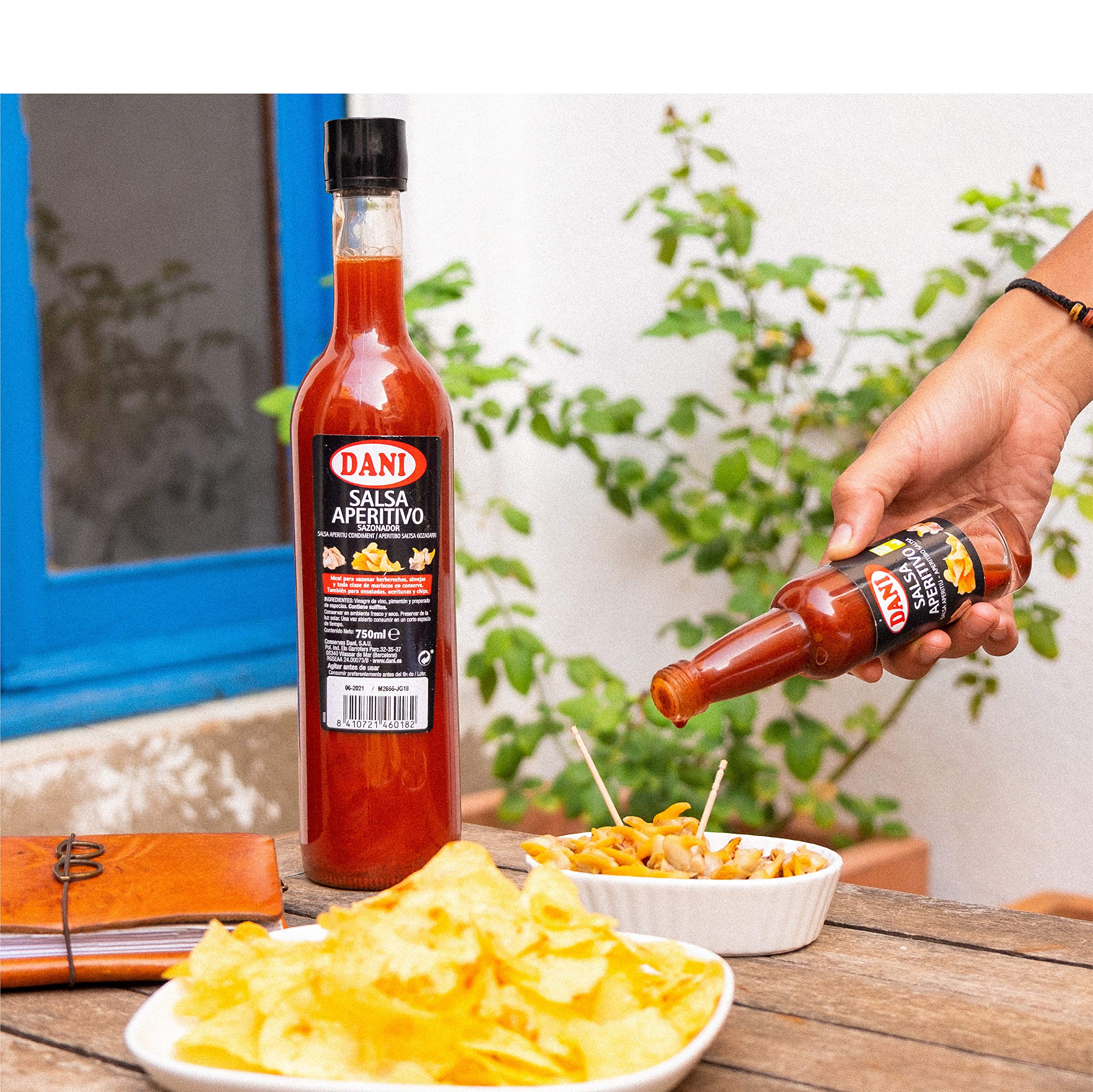 Dani Salsa para Aperitivo, 6 Botellines de 250 Mililitros