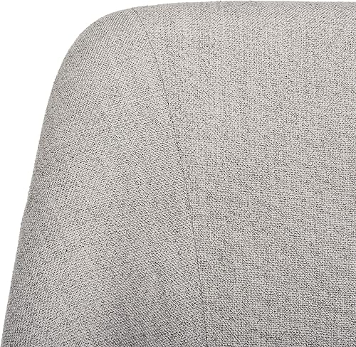 Miniatura 8 de Safavieh Home Adrienne Silla de oficina giratoria copetuda de lino gris y patas cromadas Gris/cromo,Azul marino/cromado