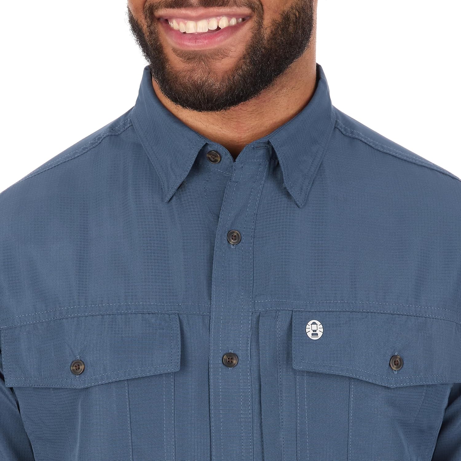 Coleman Mens UPF 40+ Ultra Lightweight Quick Dry Short Sleeve Guide Shirt Outdoor for Fishing Hiking Camping - Image 5