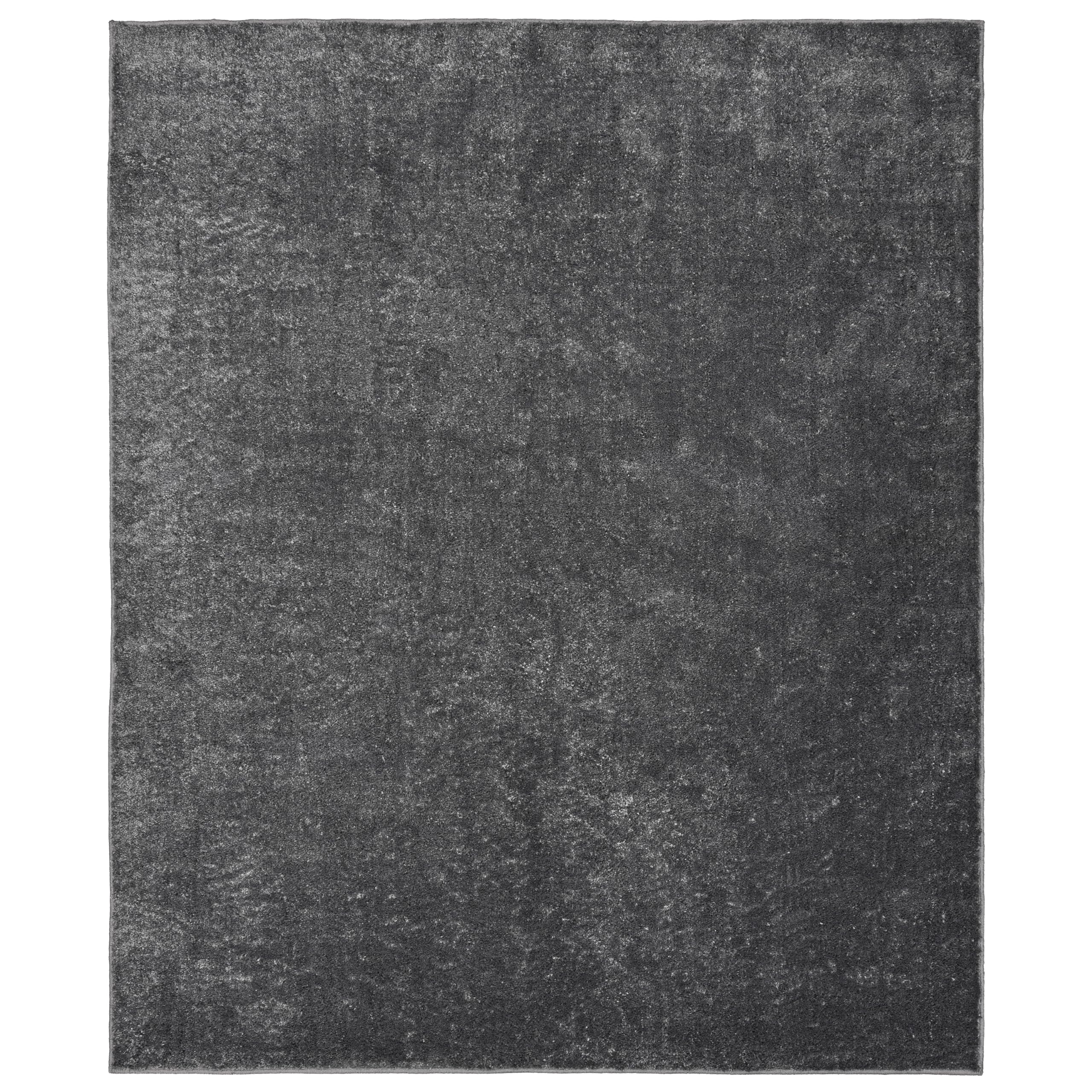 Garland Rug Gramercy Washable Bath Rug – Soft, Plush, Absorbent, Quick-Dry, Durable, Cut-to-Size Unbound Edges for Easy Cutting, 4 ft x 6 ft, Cinder