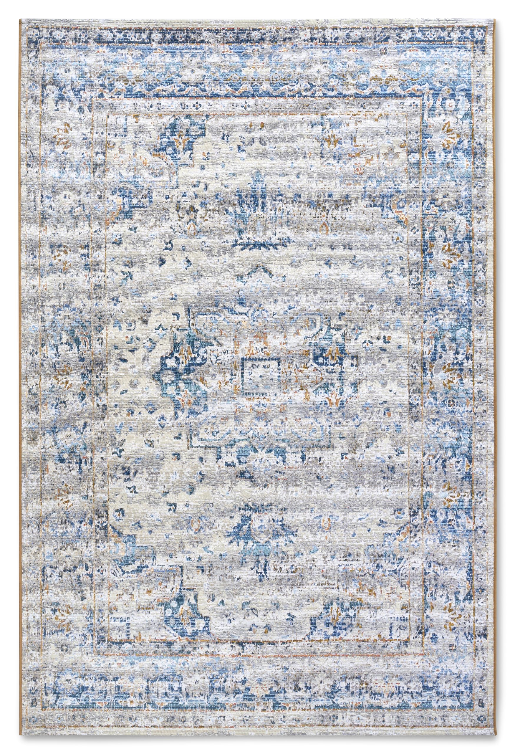 Villeroy & Boch Rene - Tapis d'intérieur et d'extérieur Oriental tissé à Plat - Design Classique Vintage - Certifié Öko-Tex - Résistant aux intempéries et aux UV - pour Balcon, terrasse, Jardin -