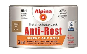 Alpina Metallschutzlack Anti-Rost Gold 300ml