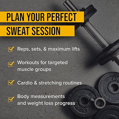 Miniatura 5 de NewMe Fitness Diario para mujeres y hombres, diario de alimentos y entrenamiento, libro de registro para rastrear la pérdida de peso, ganancia