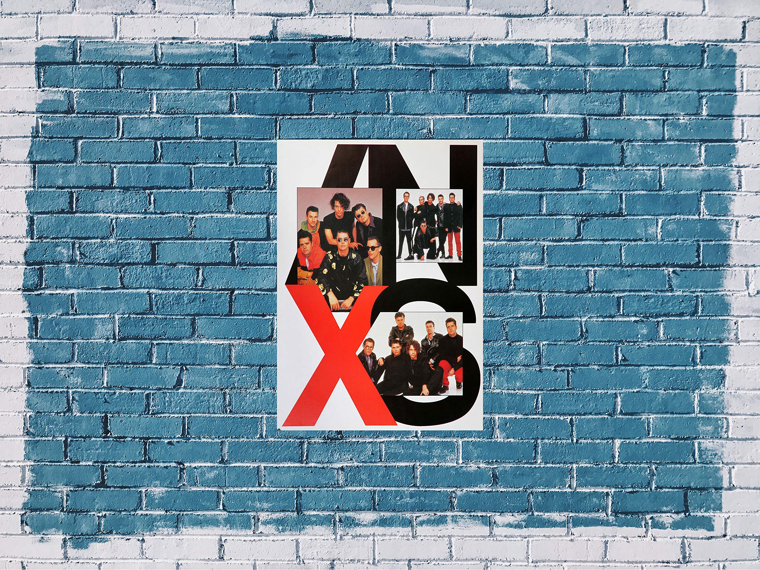 Premium Poster/Plakat | DIN A1 | Wanddeko | Live Konzert Veranstaltung » INXS - Live, 1990 «