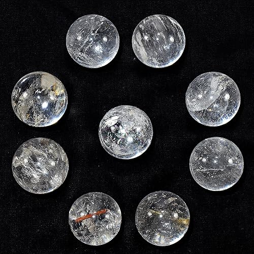 Miniatura 2 de 0.945 in Rainbow Clear Quartz Esfera Pulida Natural Piedra Preciosa Brillante Cristal Mineral Bola - China (1PC)