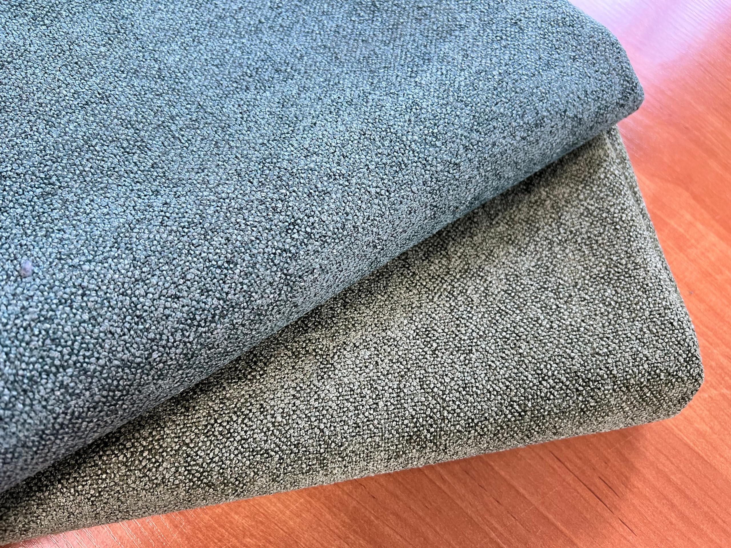 Heko Panels Polsterstoff Möbelstoff Meterware Stoff Zum Nähen Für Stühle Eckbank Bezüge Sessel Sofa Abriebfestigkeit 100000 Zyklen 500 x 142 cm Grau Sico