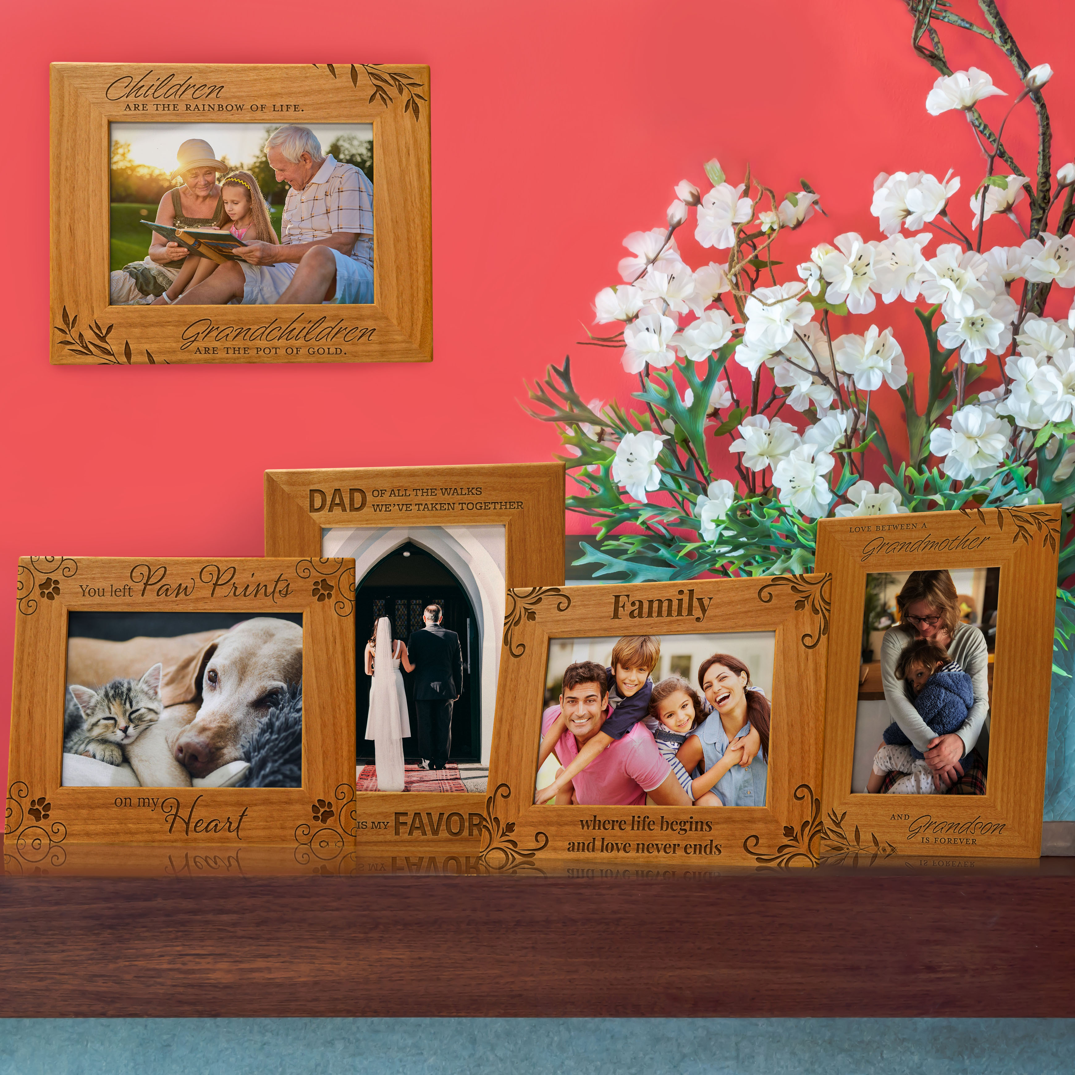 Amazon.com - CEDAR CRATE MARKET - Family Photo Frame for Family