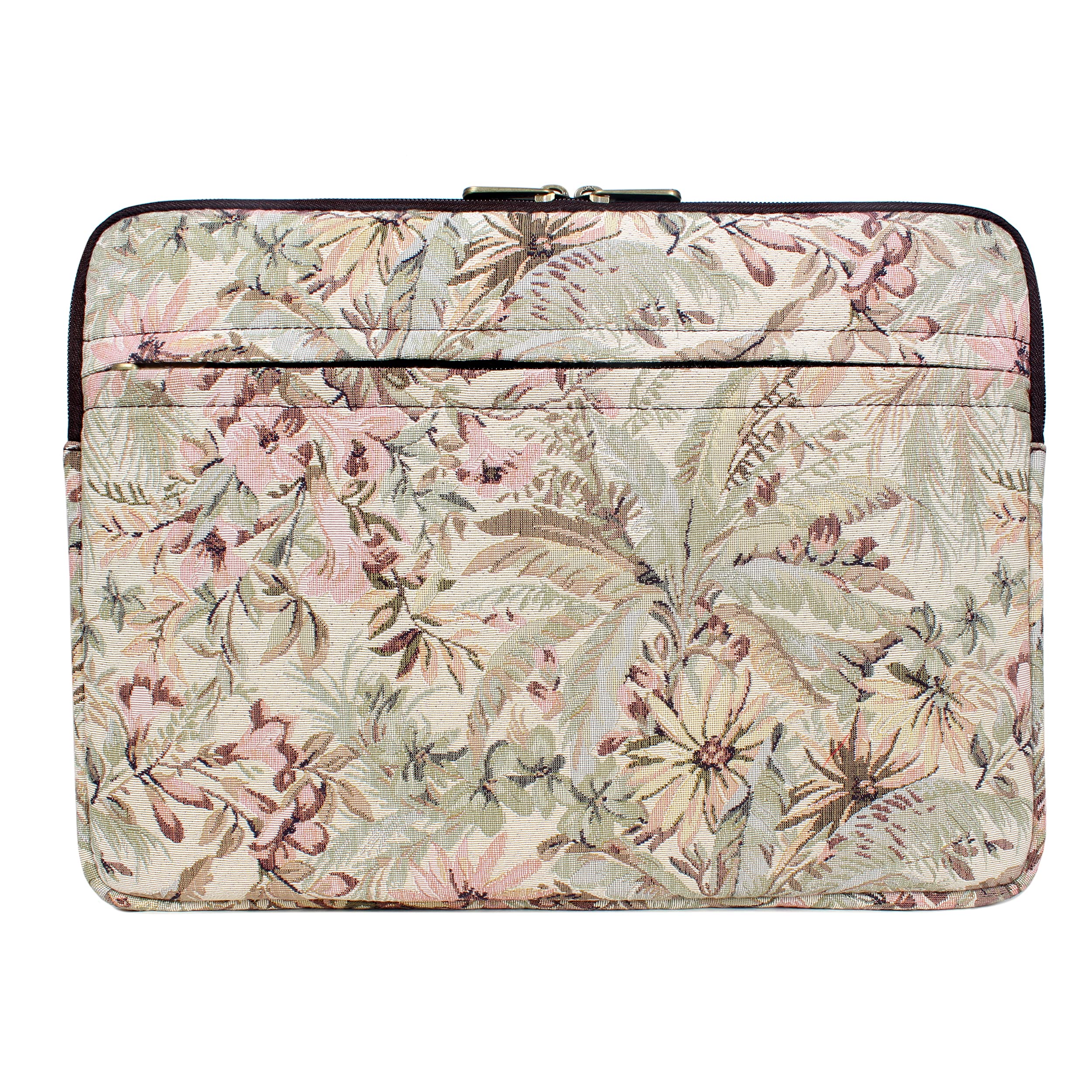 THE CLOWNFISH Swift Tapestry Fabric Unisex 14 Inch Tablet Case Laptop Bag (Beige) (B0999GG8CJ) Amazon Price History, Amazon Price Tracker