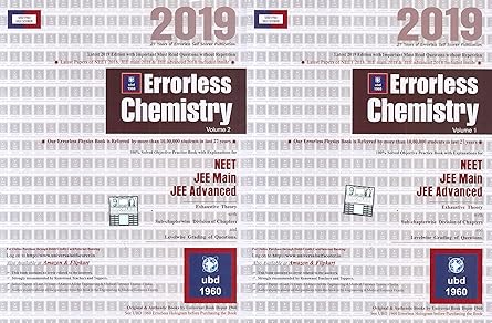 ERRORLESS CHEMISTRY VOL 1 &2(2019)