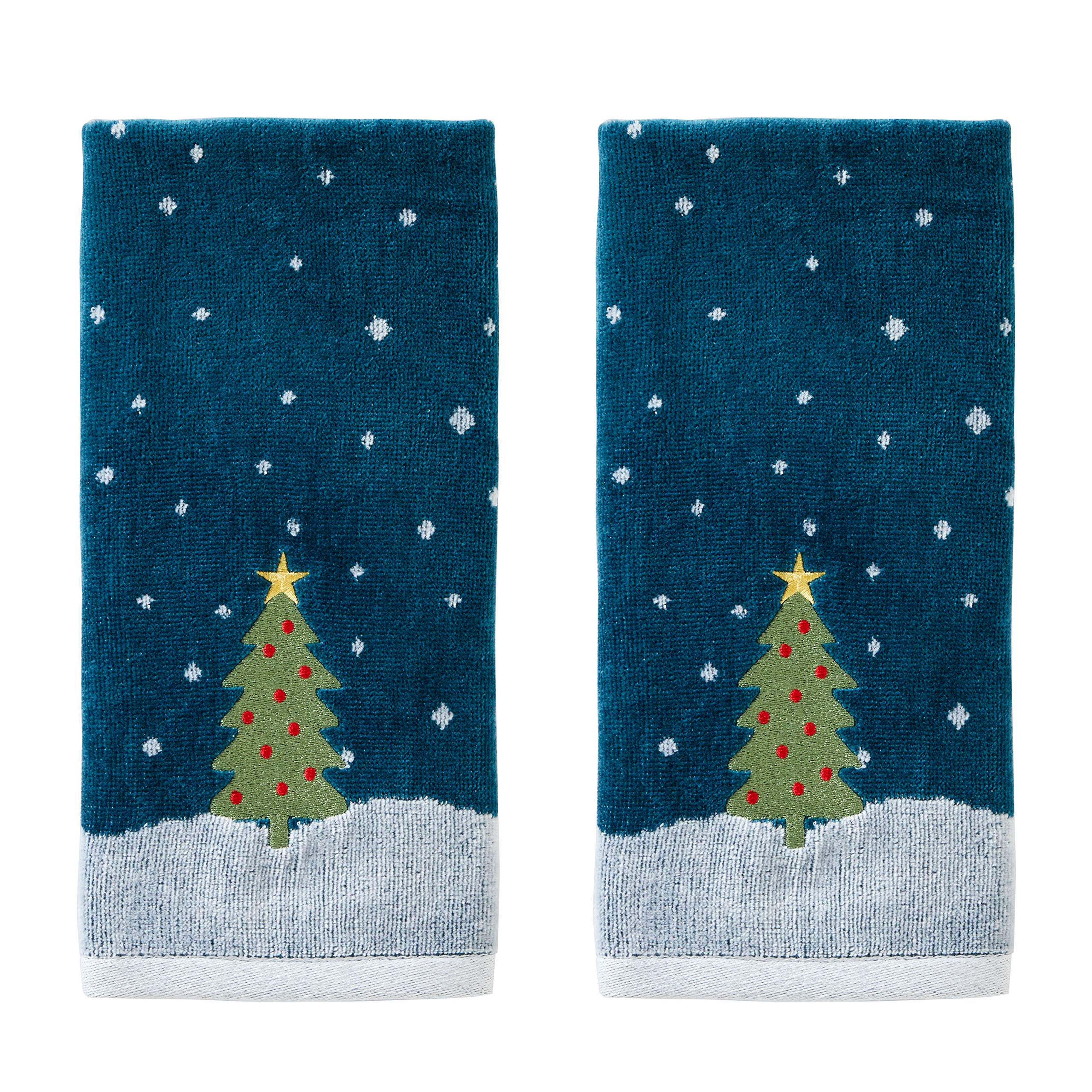 SKL Home Hand Towel Set, Simple Tree 2 Count