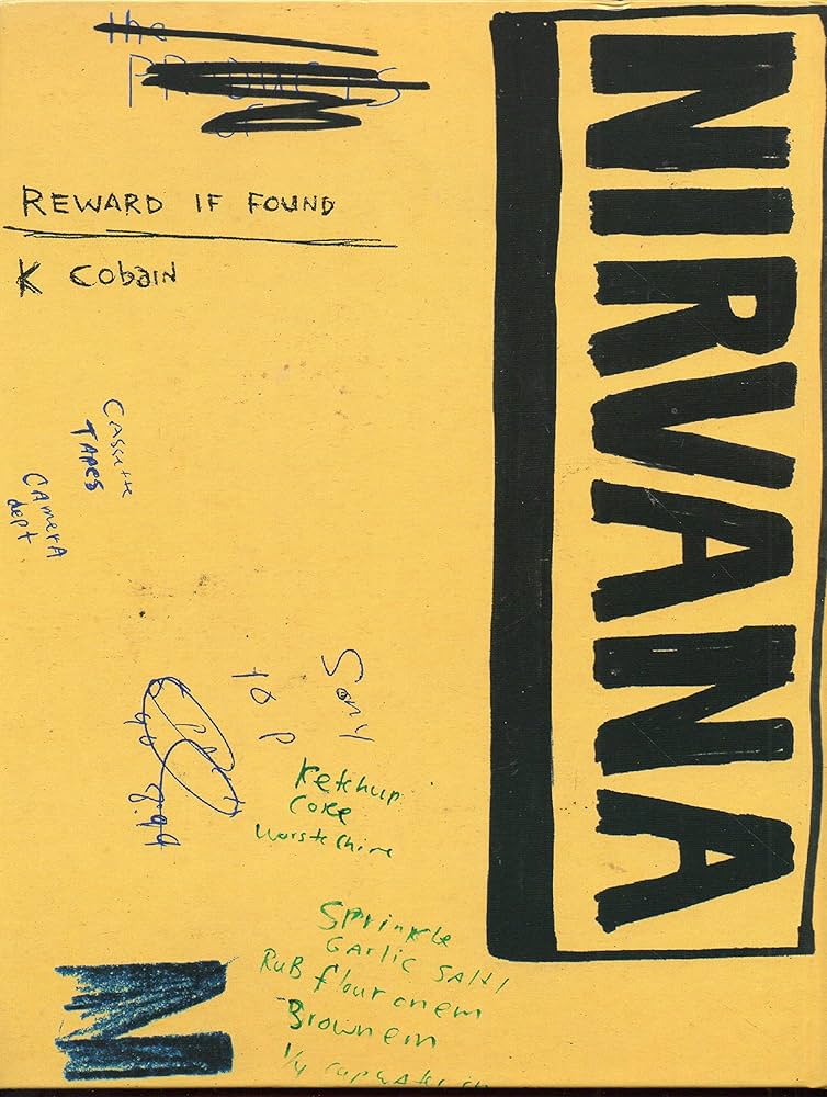洋書 初版  COBAIN JOURNALS 直筆日記 NIRVANA Journals: Cobain, Kurt: 9781573222327: Books - Amazon.ca
