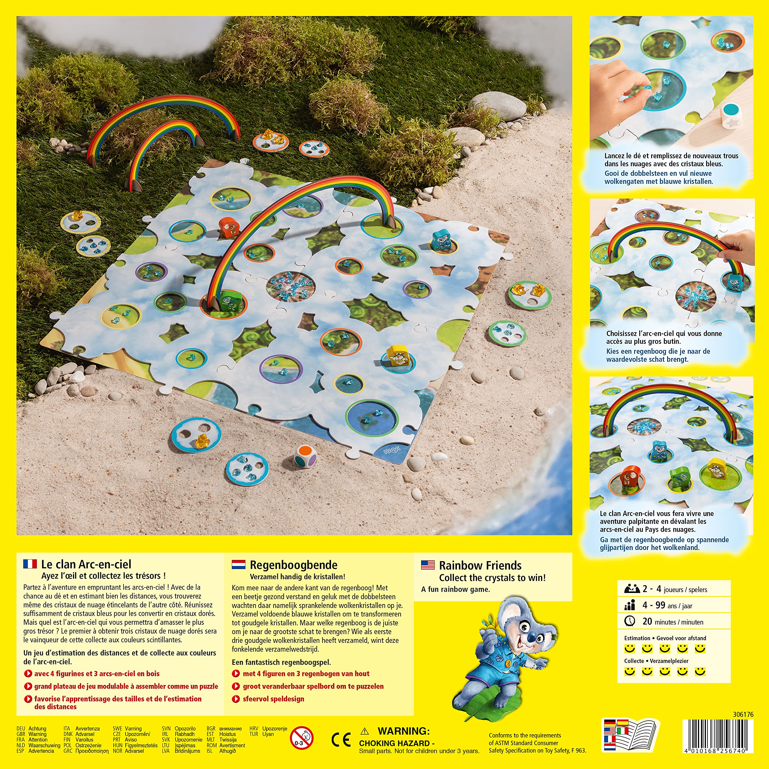 HABA Le Clan ARC-en-Ciel 306176 - Juego de Mesa (colección y estimación de distancias)