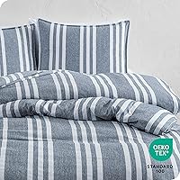 Vista 317 de Bare Home Funda de edredón extra larga – Premium 1800 súper suave – Funda de edredón ligera y fresca – Ropa de cama suave y transpirable