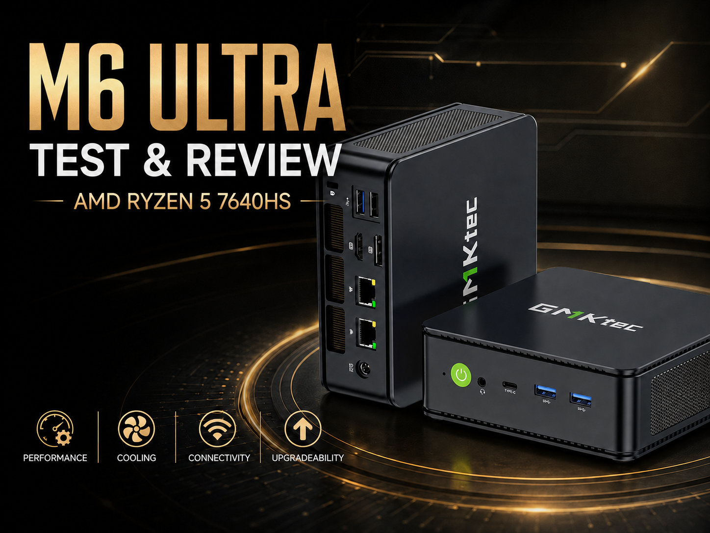 Amazon.com: GMKtec M6 Ultra Gaming Mini PC, AMD Ryzen 5 7640HS
