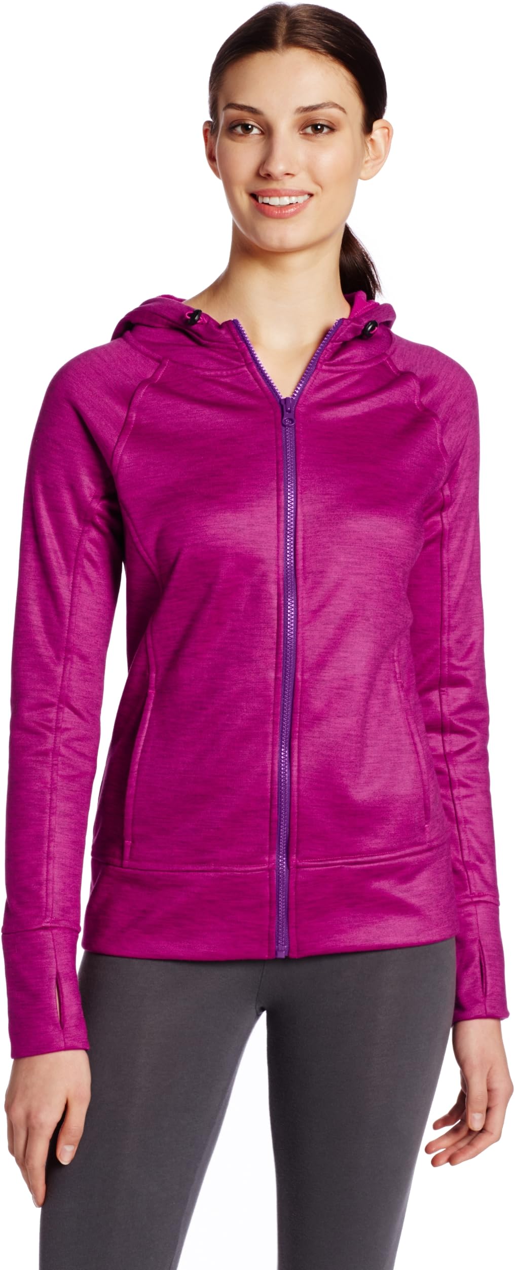Spalding Women's Full Zip Space Dye Hoodie Fleece
