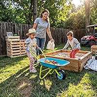 Vista 4 de Juego de herramientas y cubo de jardín para niños, de la marca G & F