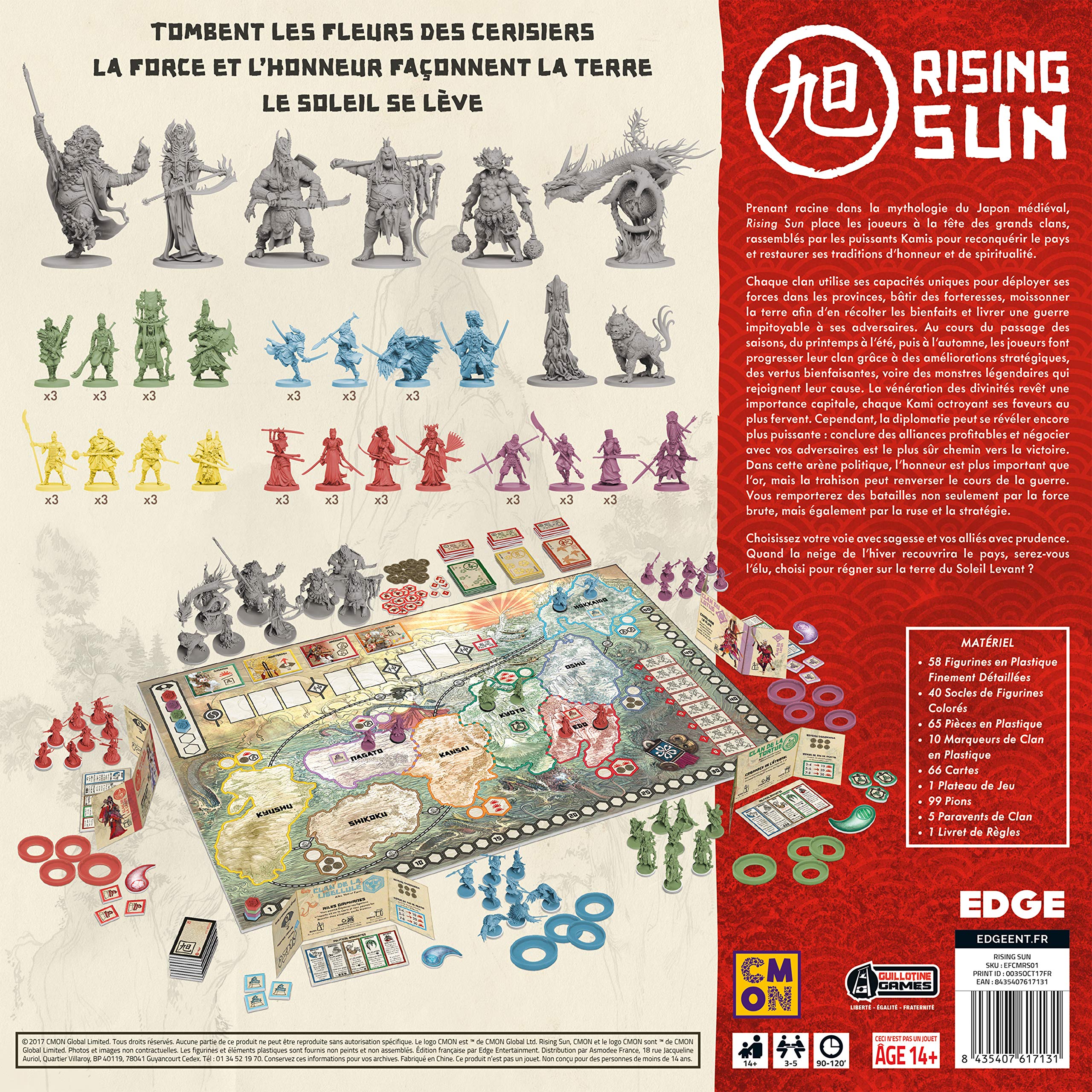 Edge | Rising Sun | Gioco da tavolo | a partire da 14 anni | da 3 a 5 giocatori | 90 a 120 minuti