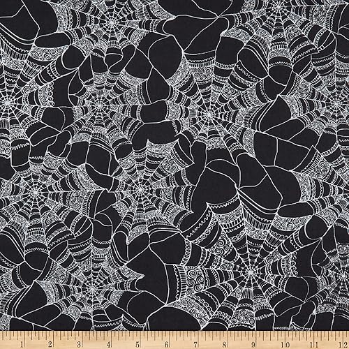 Miniatura 1 de Springs Creative Halloween - Tela negra con estampado de tela de The Yard