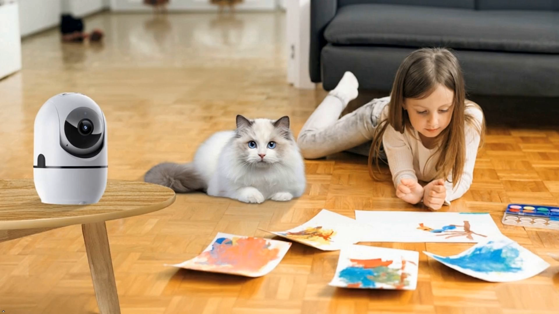 Amazon.co.jp: 【5G/2.4G WiFi・360°PTZ機】JUFLSKY 防犯カメラ ペット