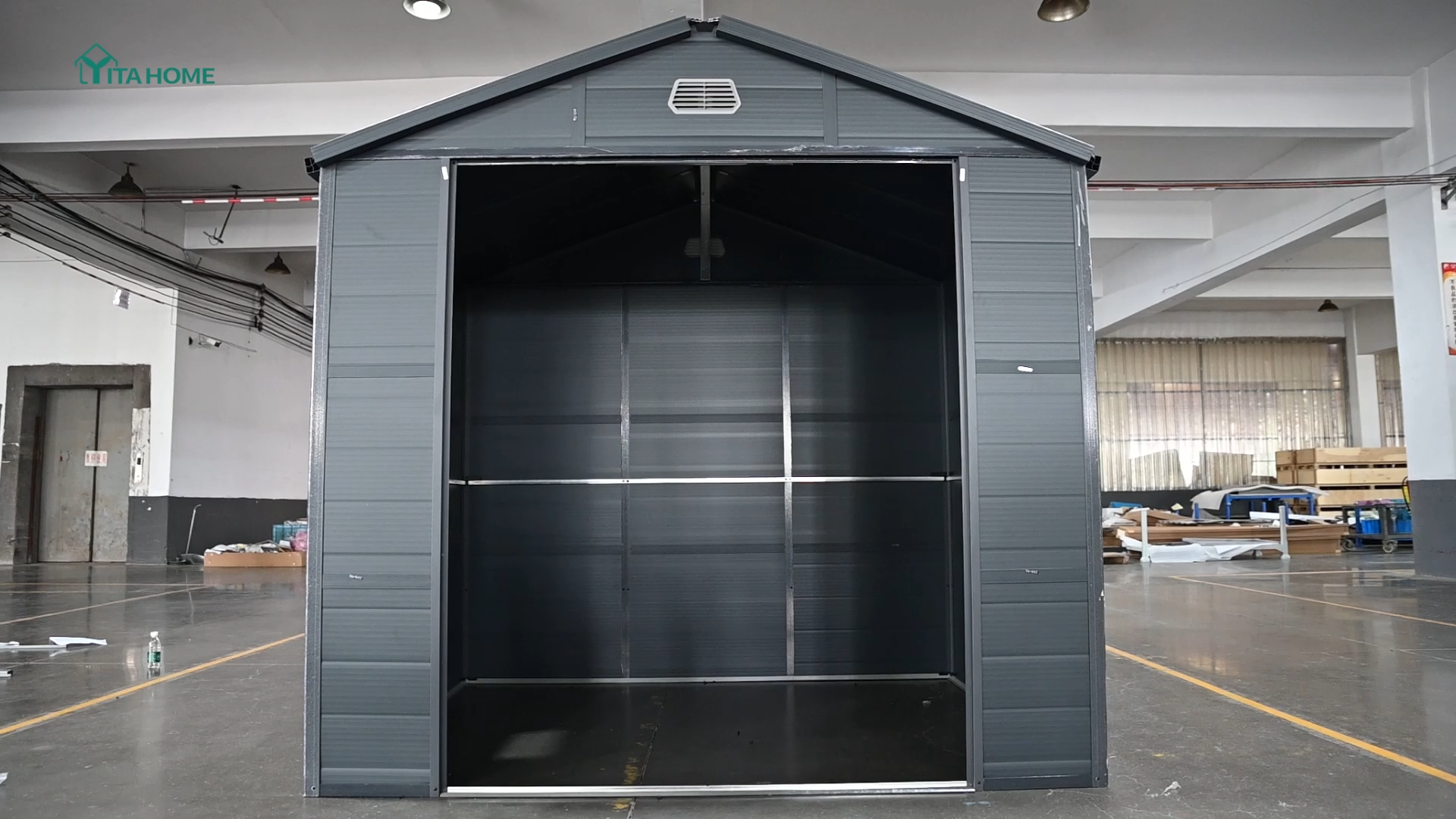 Amazon.com : YITAHOME 8x9 FT Outdoor Storage Shed w/o Floor, All