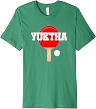 Yuktha Name Boys Table Tennis Ping Pong Game Racket Sports Premium T-Shirt