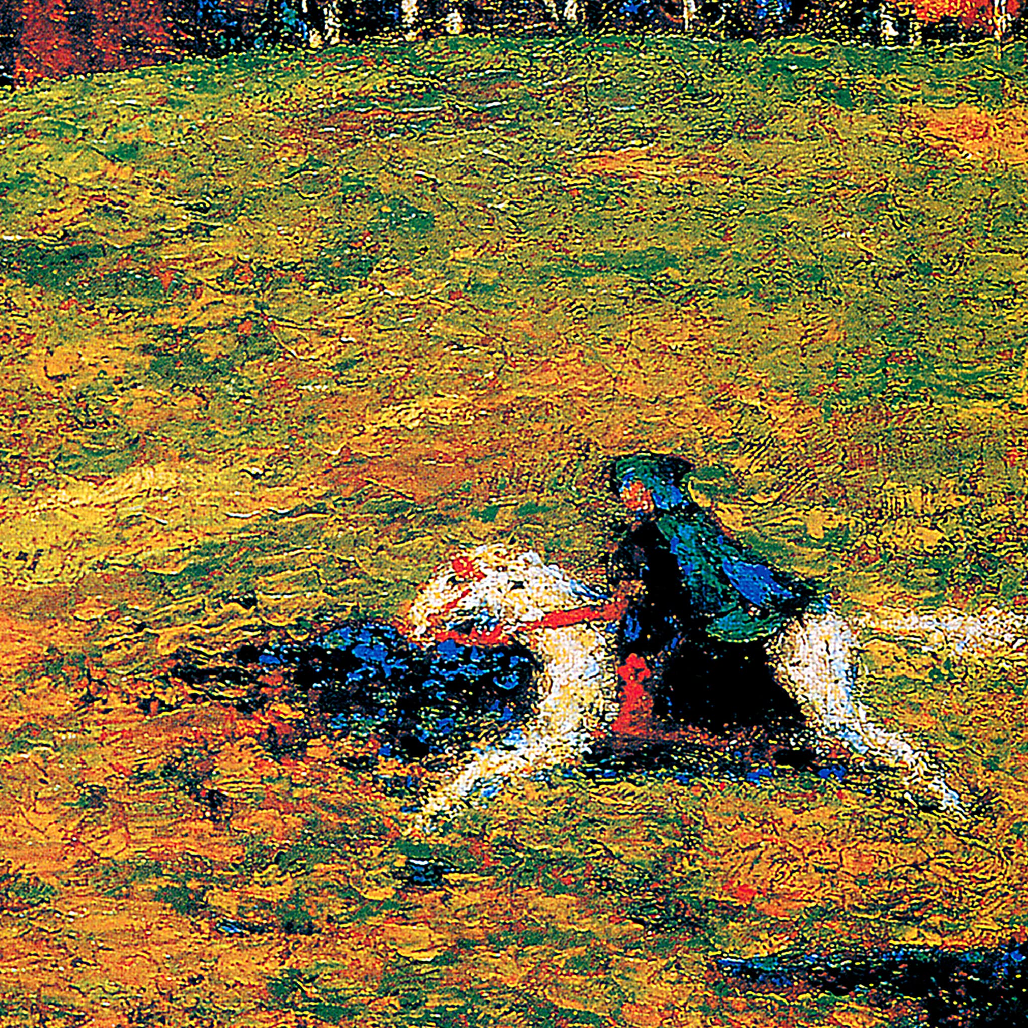 Amazon.com: Design Toscano The Blue Horseman, 1903: Canvas Replica