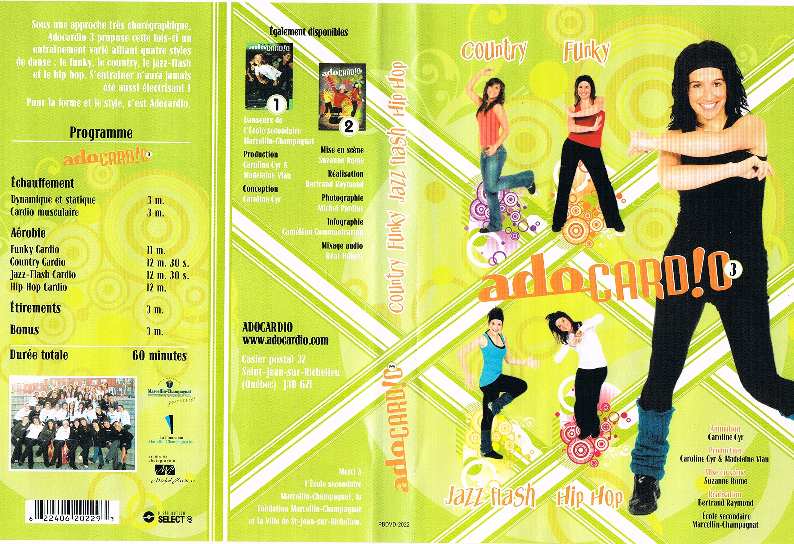 Adocardio! 3 Country Funky Jazz (Version française) [DVD]