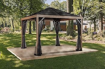 Amazon.com : Sojag Outdoor 8' x 8' Sanibel Hardtop Gazebo
