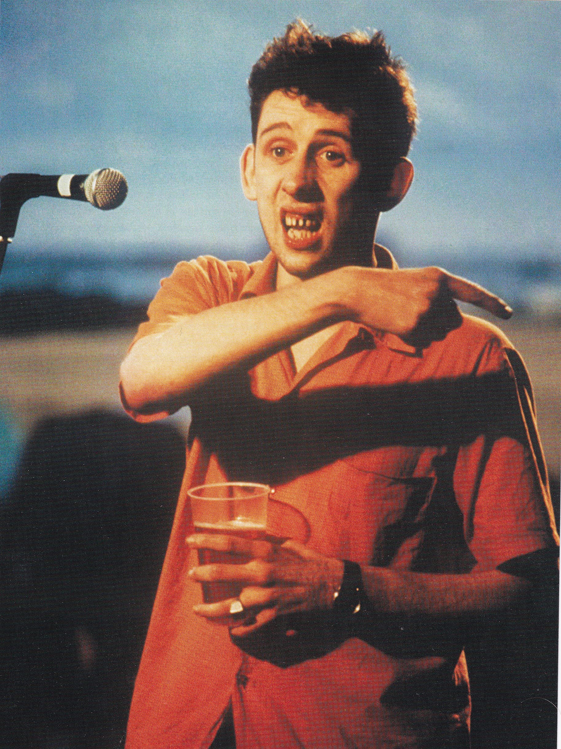 k1 Shane MacGowan (The Pogues), 1980s - Miniature Poster & Card Frame