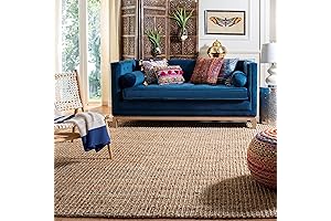 Safavieh Natural Fiber Collection Area Rug: Luxe Handmade Accent for High-Traffic Living Spaces