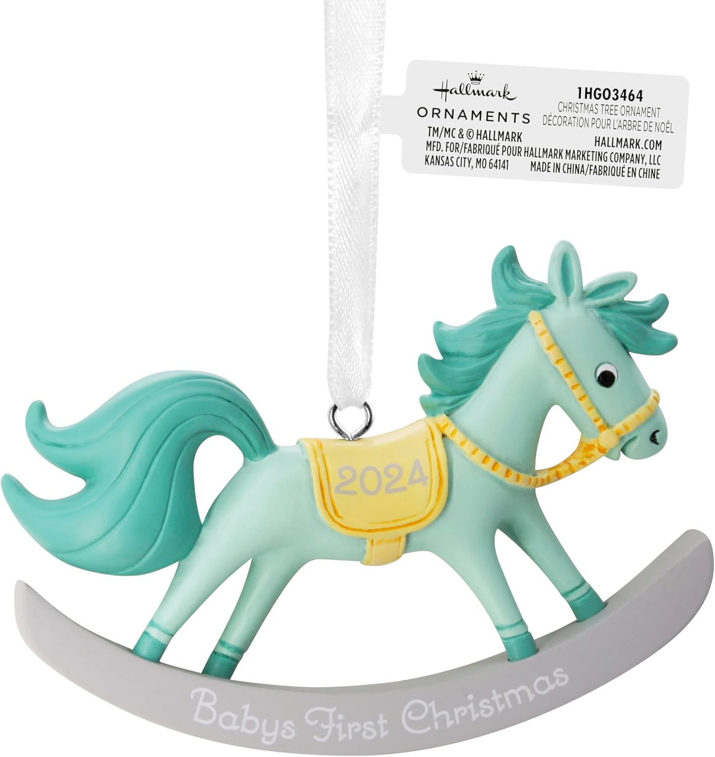 Hallmark Baby's First Christmas Christmas Ornament 2024 Girl - Image 3