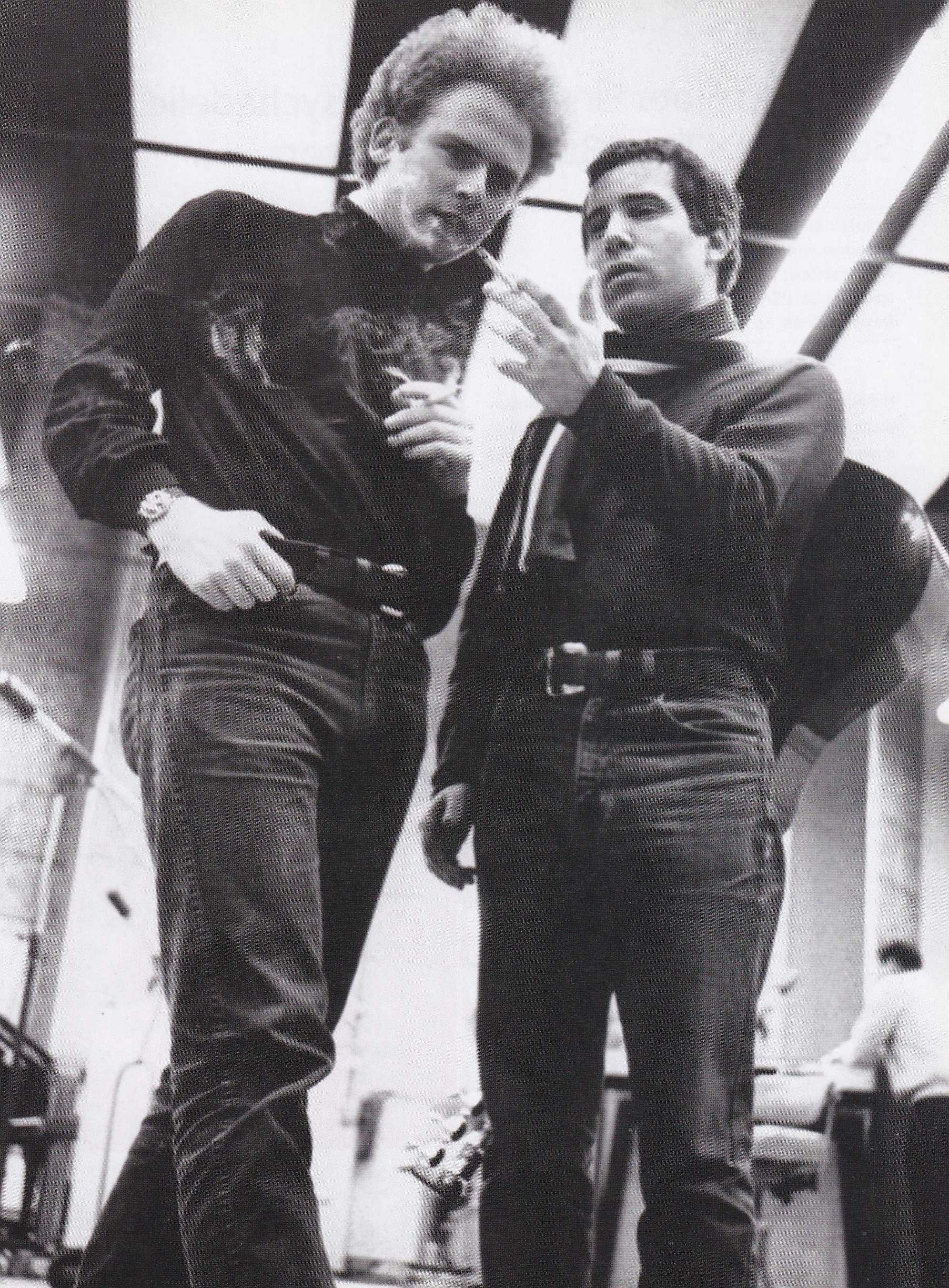 K1 Black Simon And Garfunkel, 1960S - Miniature Poster & Card Frame