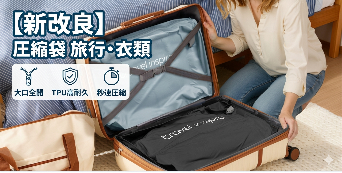 Amazon.co.jp: 【圧縮袋 旅行用】電動ポンプ付き｜TPU高耐久