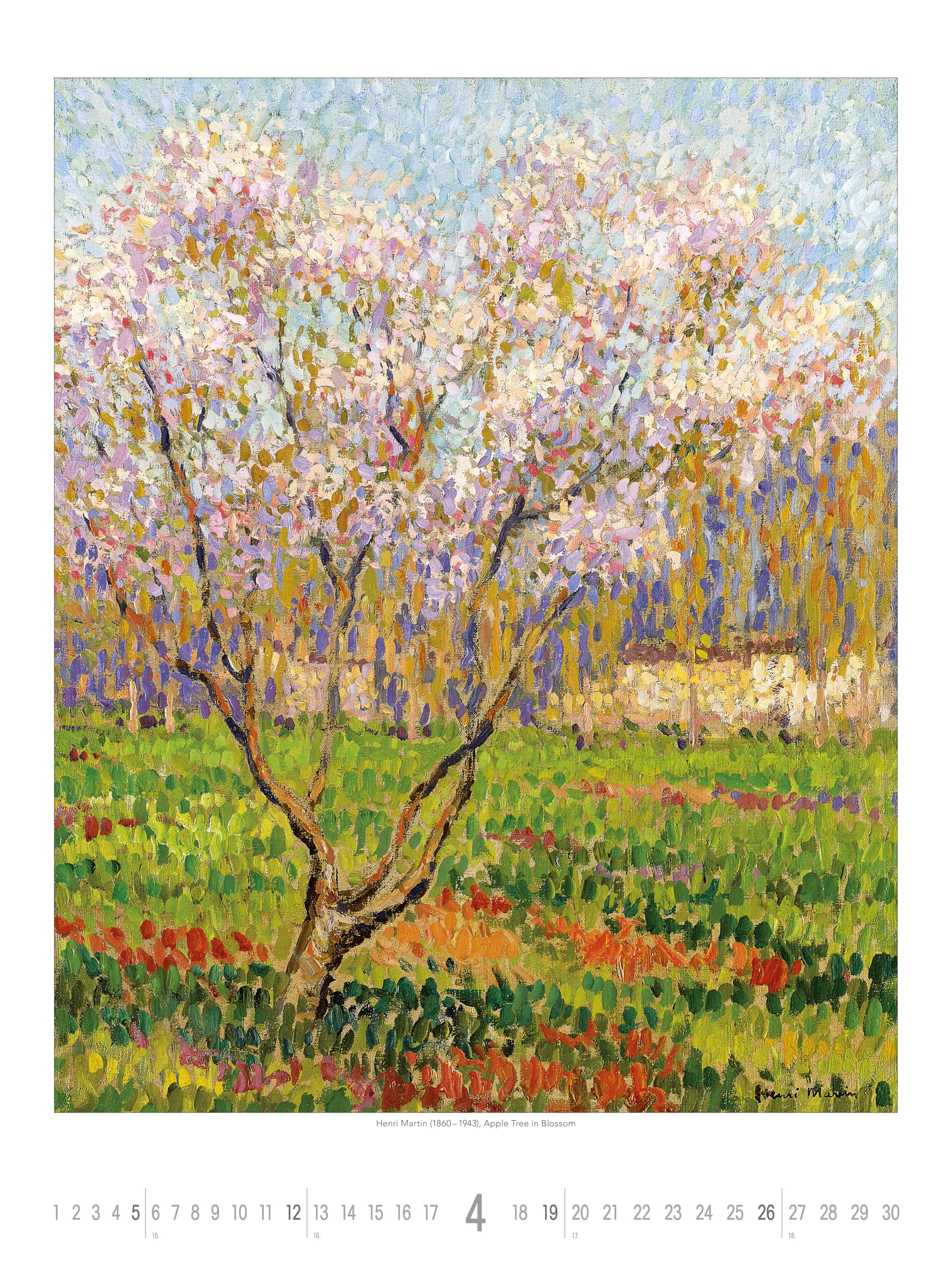 Alpha Edition - I giardini più belli dell'impressionismo 2026 – Calendario artistico 42 × 56 cm con capolavori di Monet, Renoir, Degas – Calendario decorativo da parete per gli amanti dell'arte e del