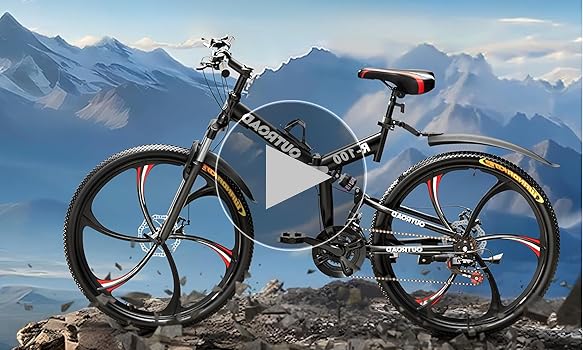 Amazon.com : Outroad 26 Inch Folding Mountain Bike, 21 Speed