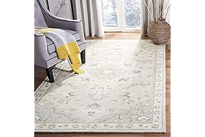 Oushak Rug 8x10: Handcrafted Wool Area Rug by Safavieh