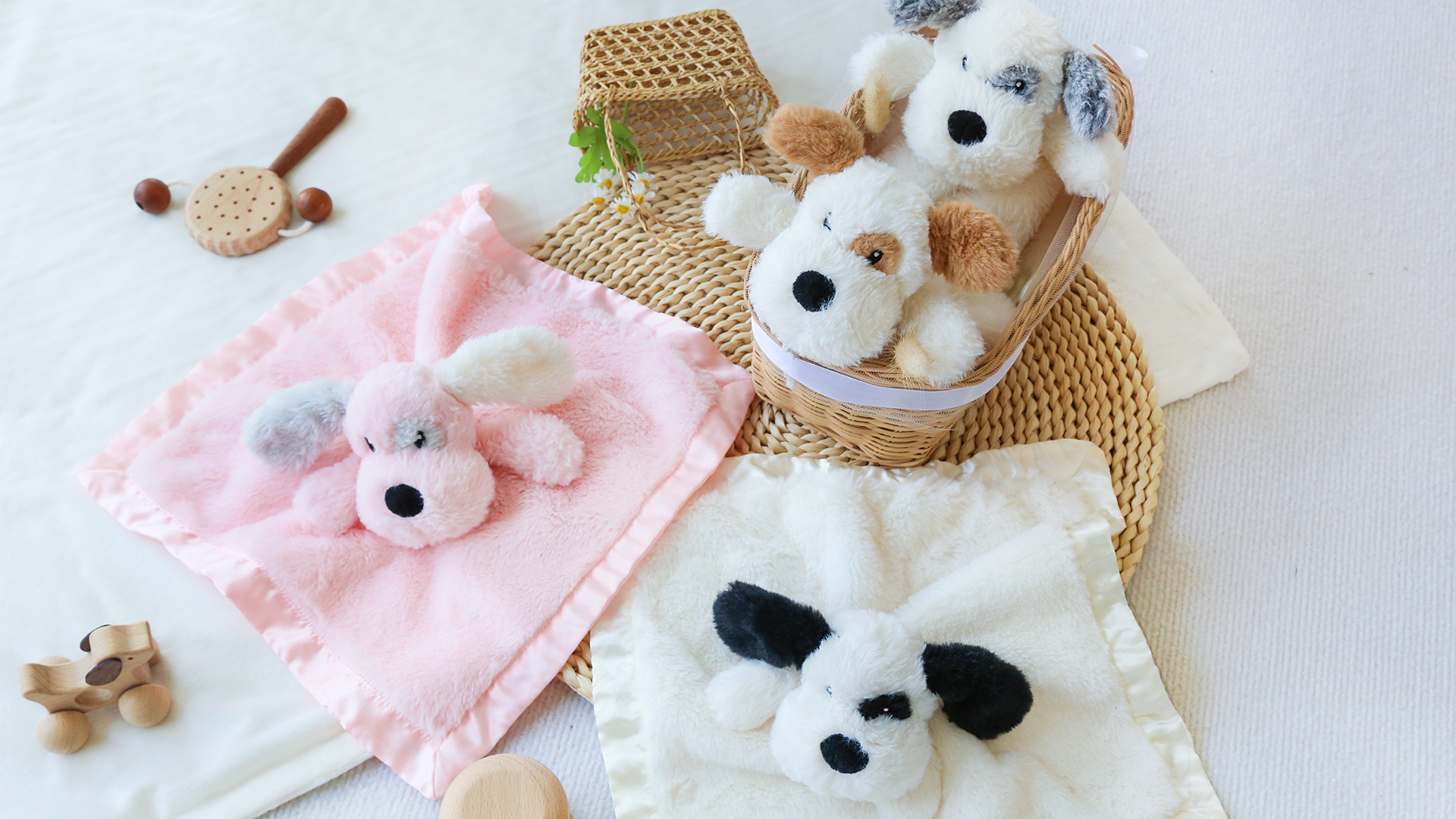 Baby Dog Security Blanket Dog Lovey Blanket 15