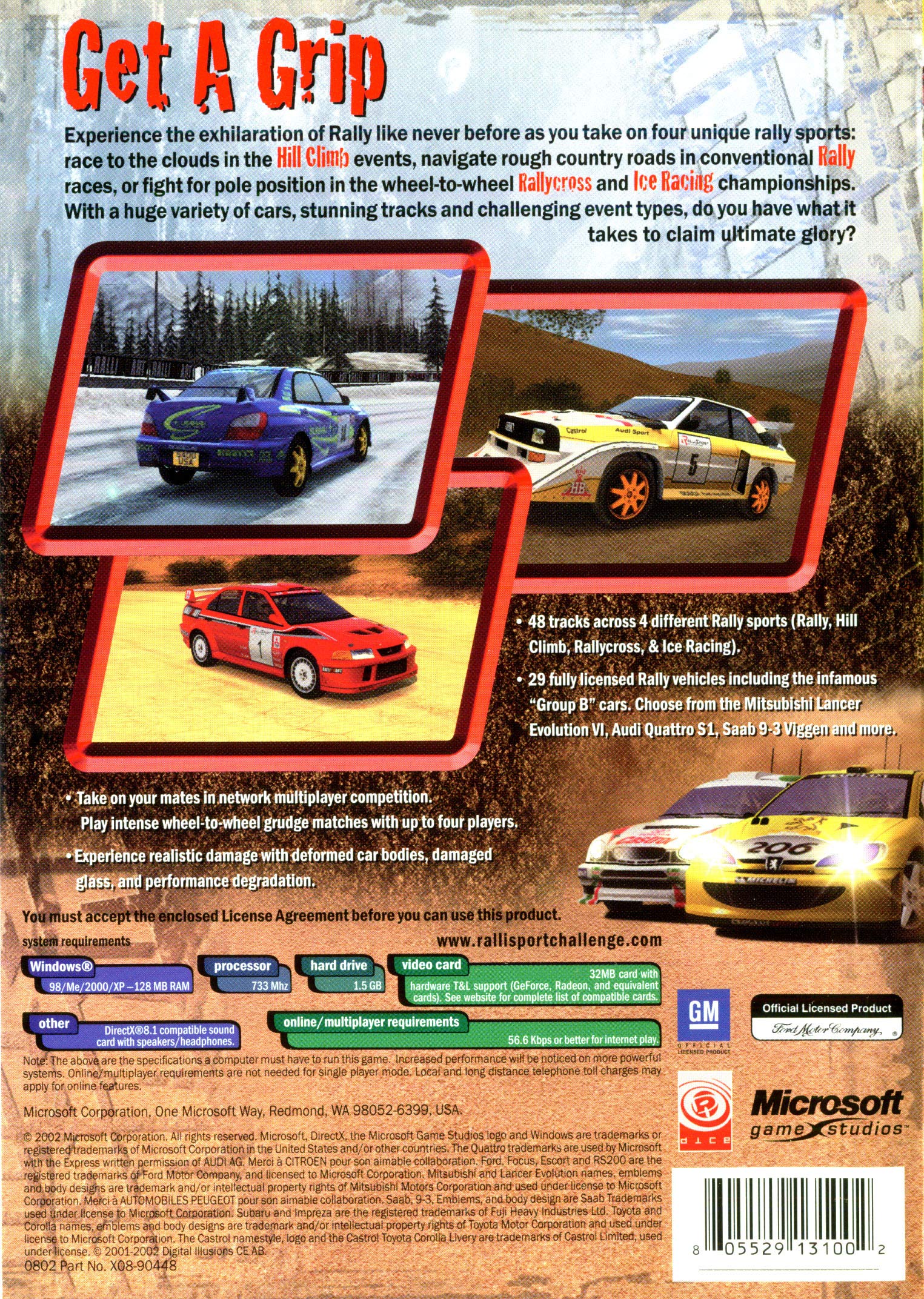 Microsoft Rallisport Challenge: Windows 98: Video Games
