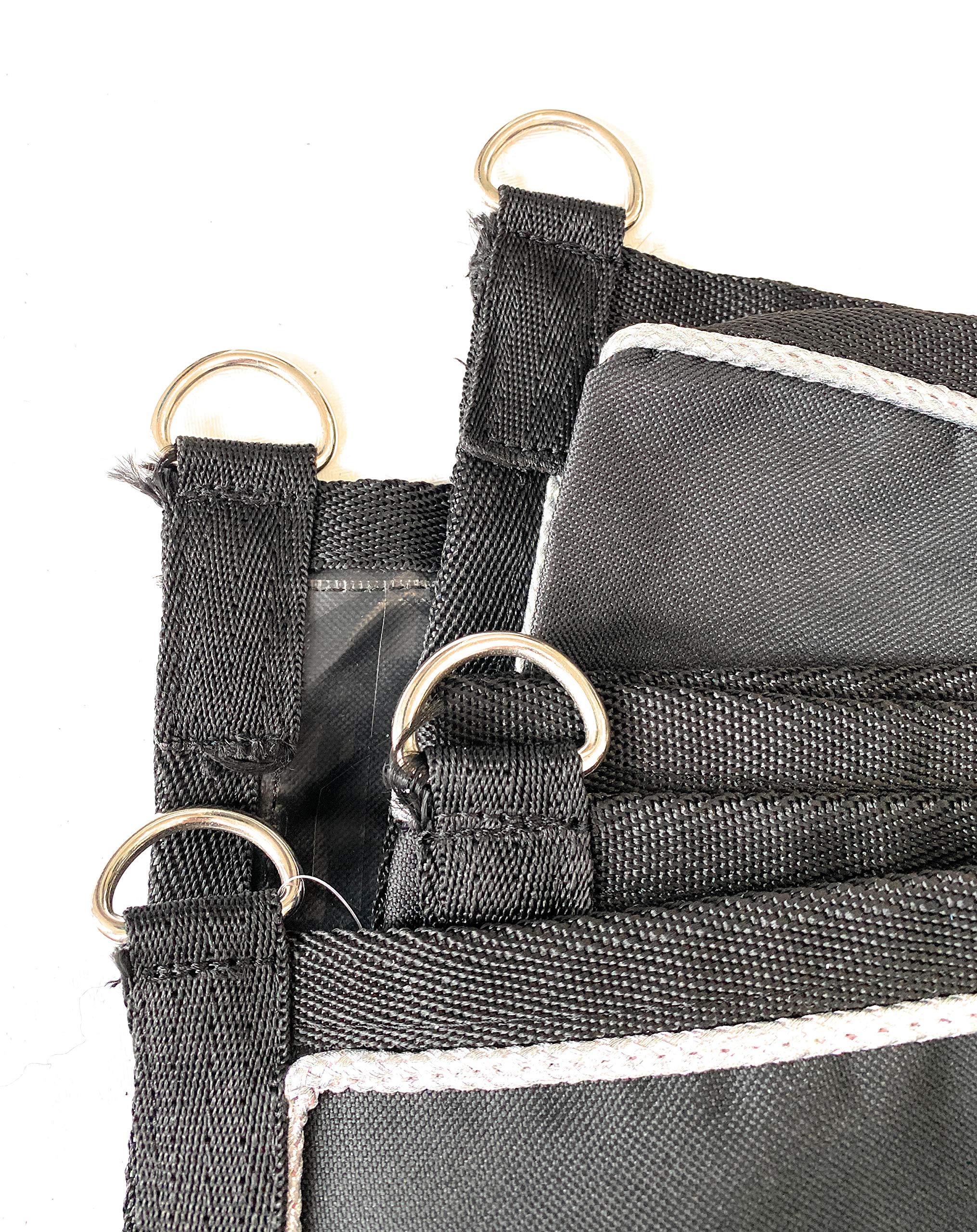 ARBO-INOX® Stallvorhang Boxenvorhang – Wasserdichter Sichtschutz – Polyester 170x180cm Schwarz