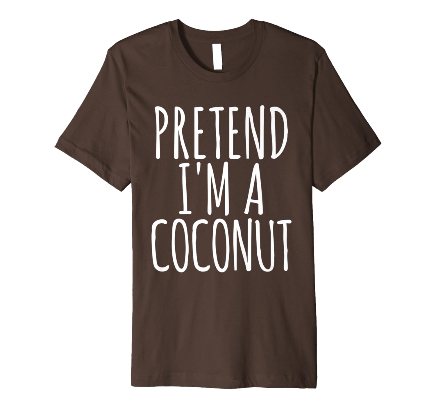 lazy funny halloween costume pretend i'm a coconut shirts