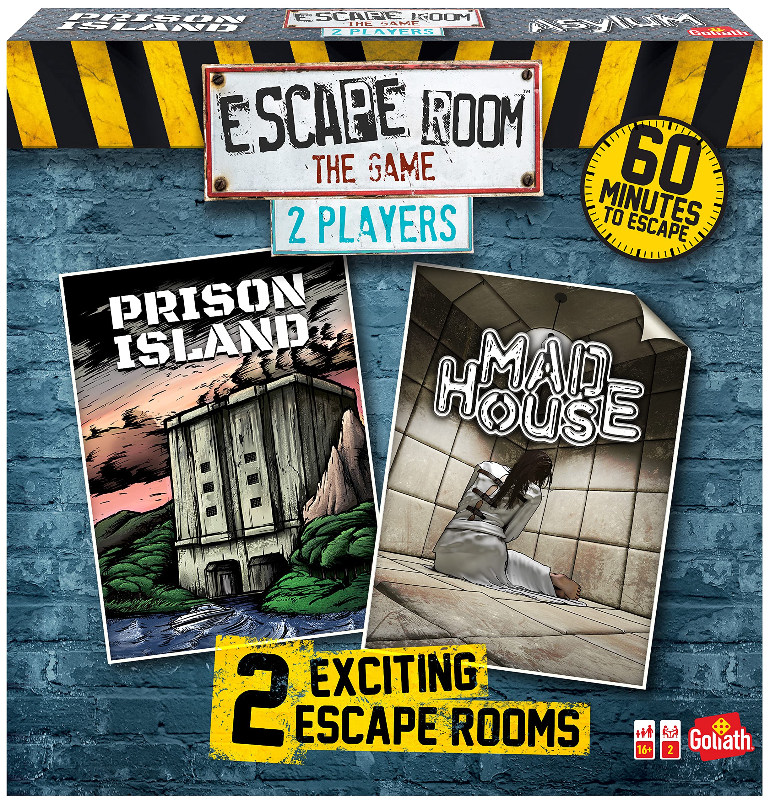 Buy Escape Room The Game 2 Player Version Goliath Games Family Game For Ages 16 For 3 5 