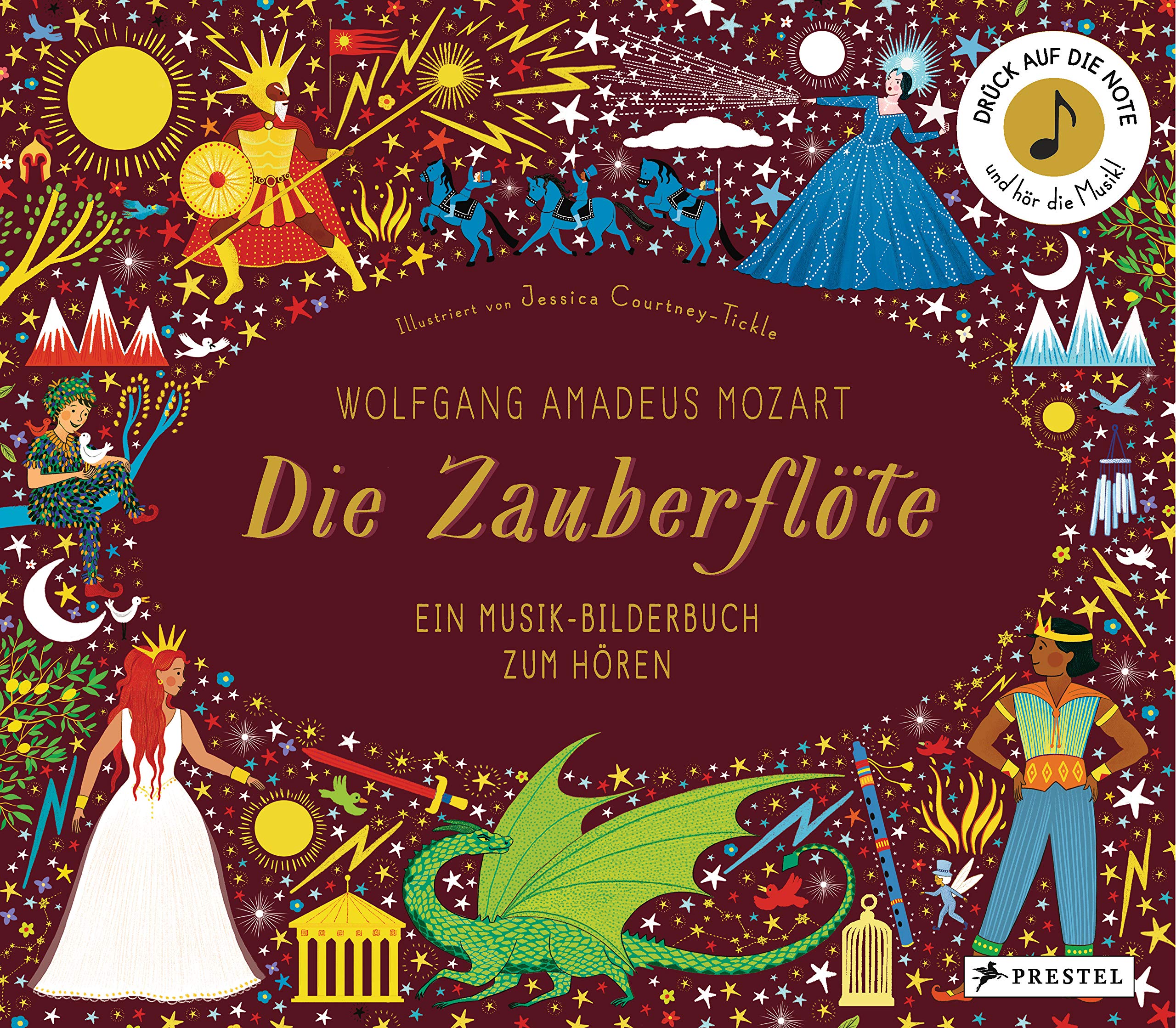 Wolfgang Amadeus Mozart. Die Zauberflöte: Ein Musik-Bilderbuch zum Hören mit 10 Soundmodulen. Für Kinder ab 4 Jahren