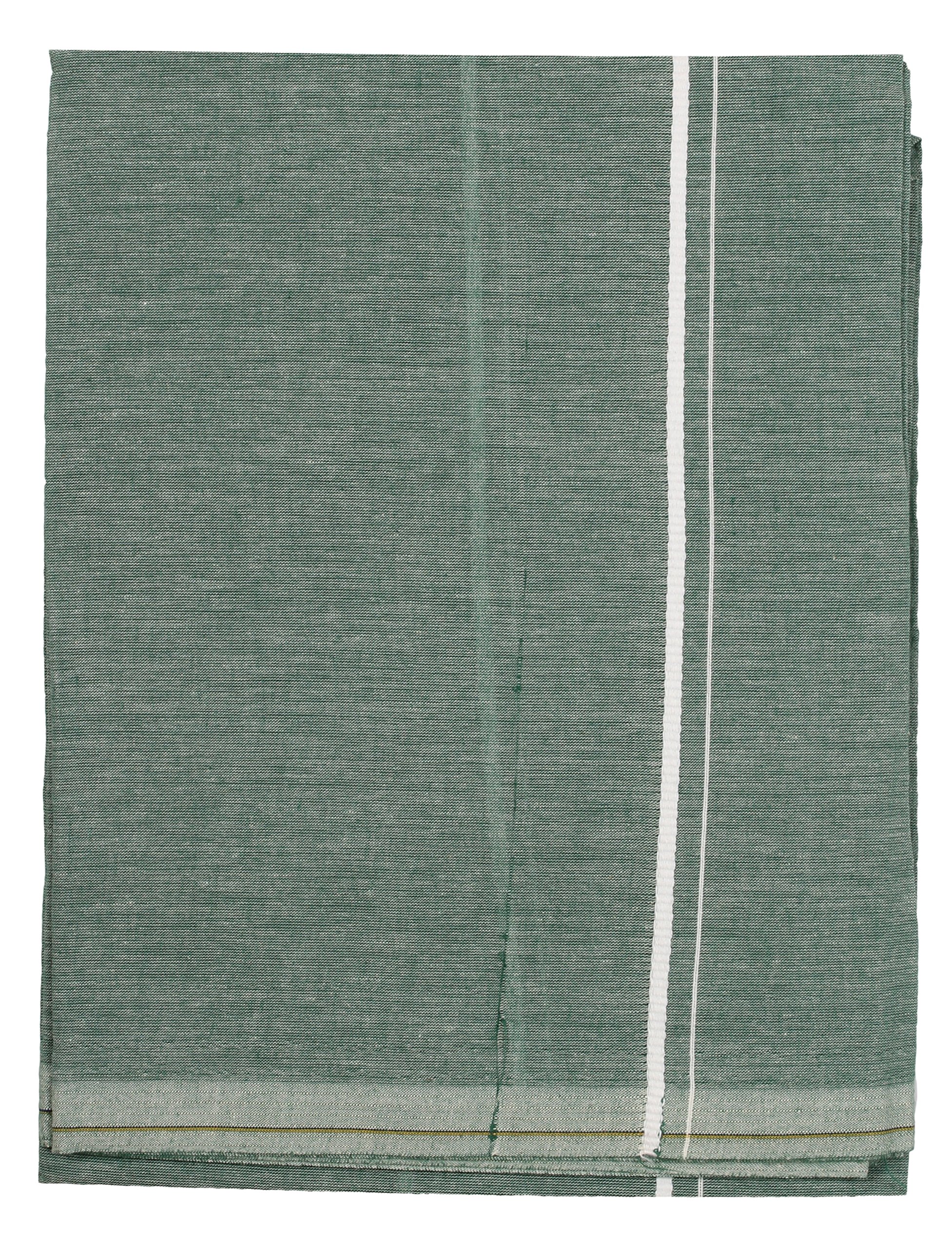 Prakasam Cotton Men's Single (1.27 X 1.95 Meter) Colour Dhoti (L.C) Pack Of 2 (Code-2/3)