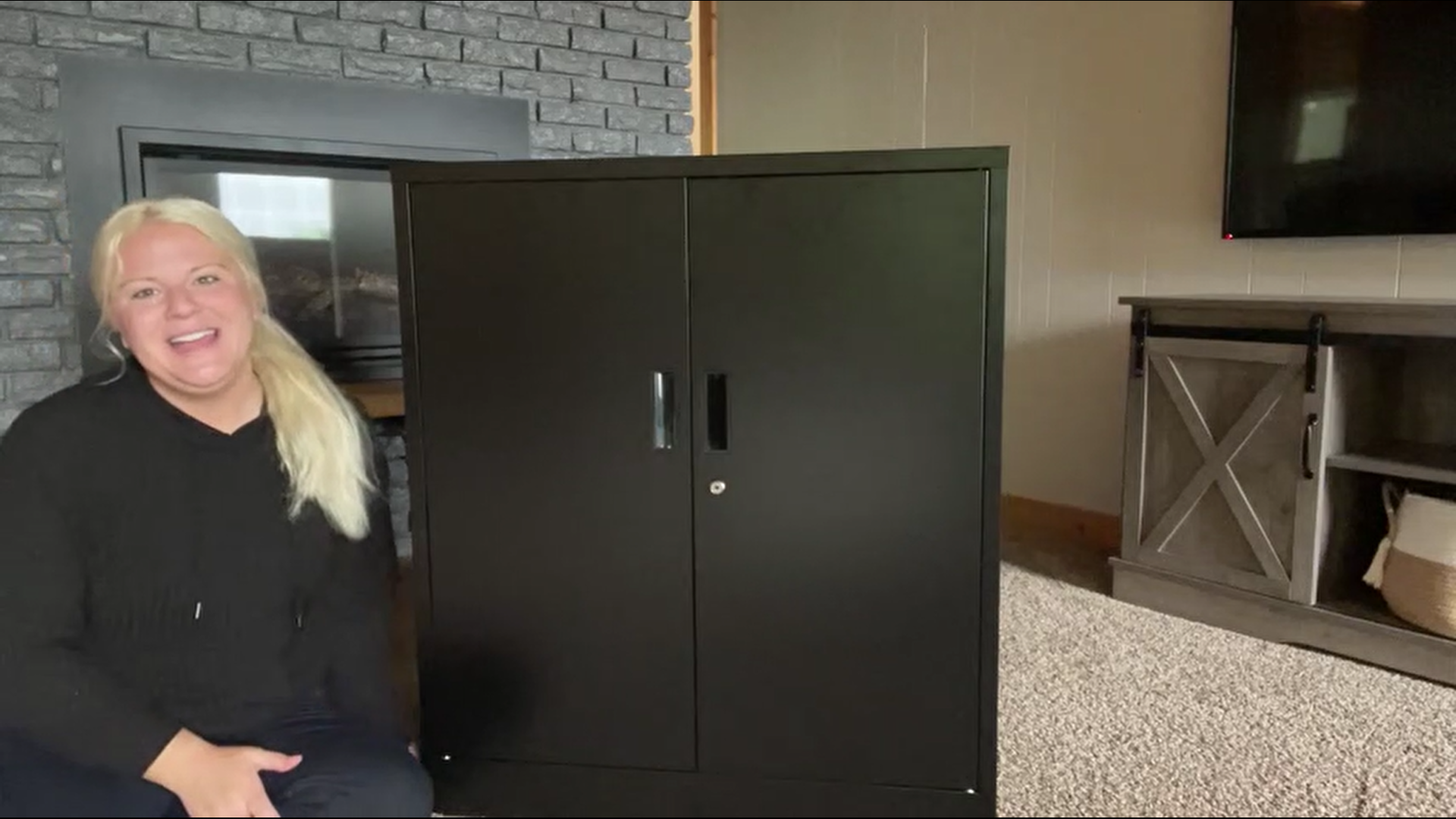 Amazon.com: Wanfu Metal Storage Cabinet, 36