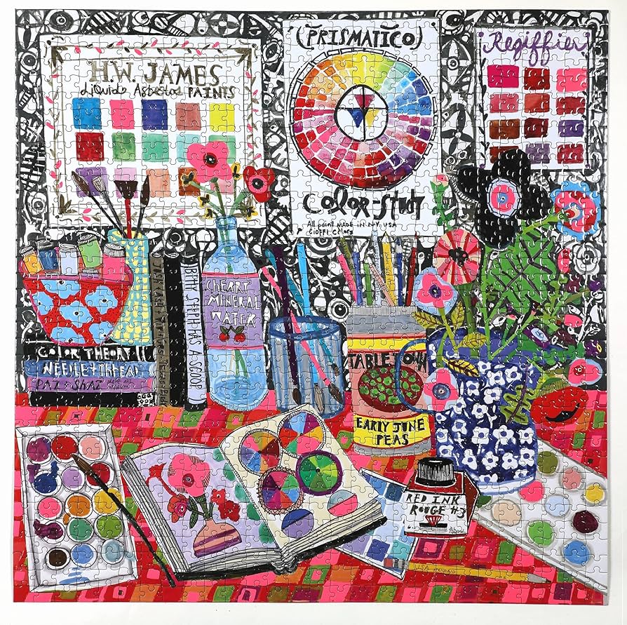 Amazon.com: eeBoo: Piece and Love Artist Studio 1000 Piece