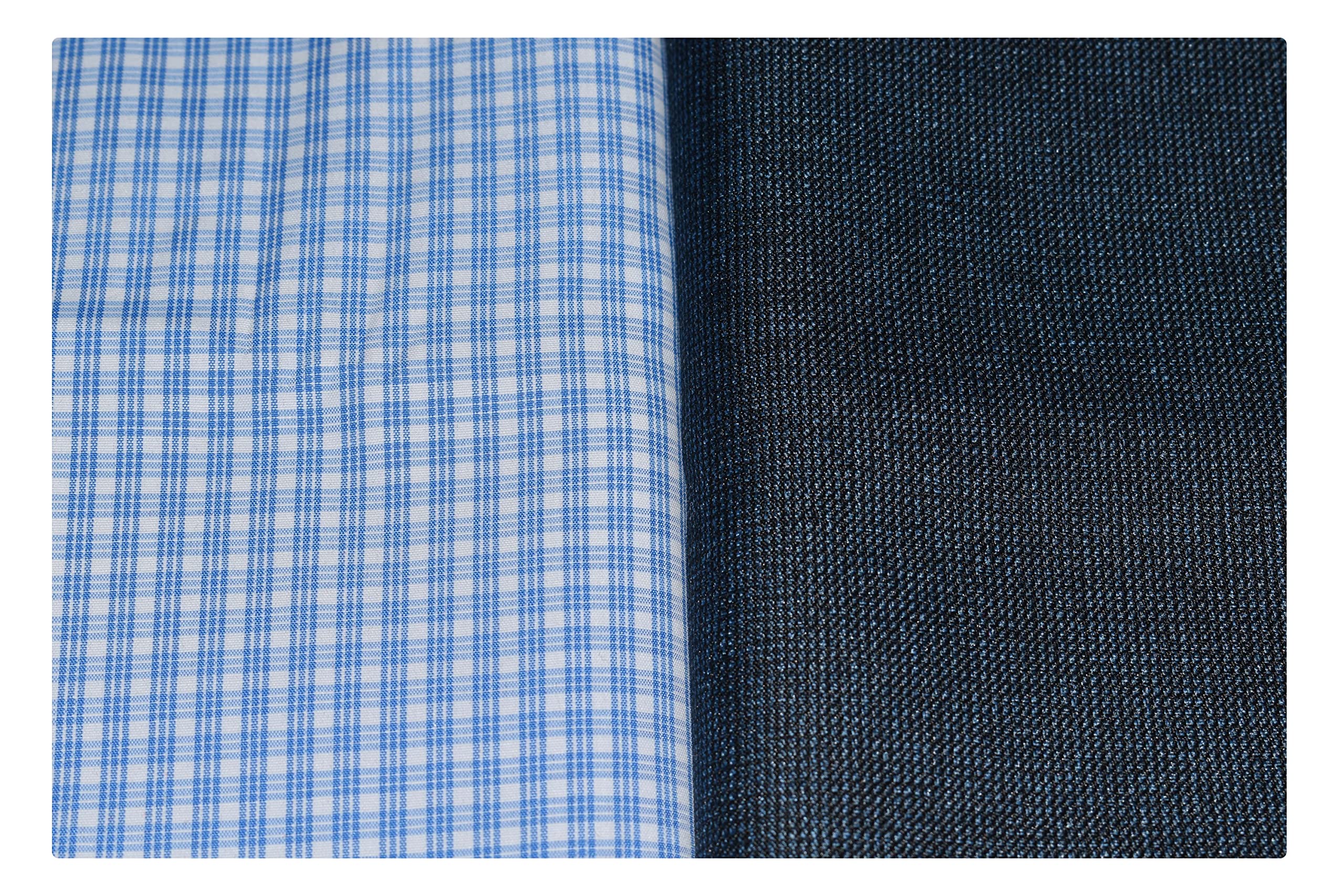 Men's Combo of Cotton Poly Blend Shirt & Poly Viscose Trouser Fabric Set (Multicolour, Free Size) 059-image-6